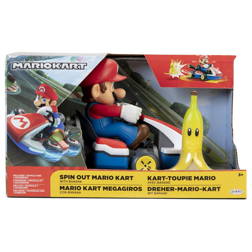 Super Mario Spin Out Mario Kart with Banana