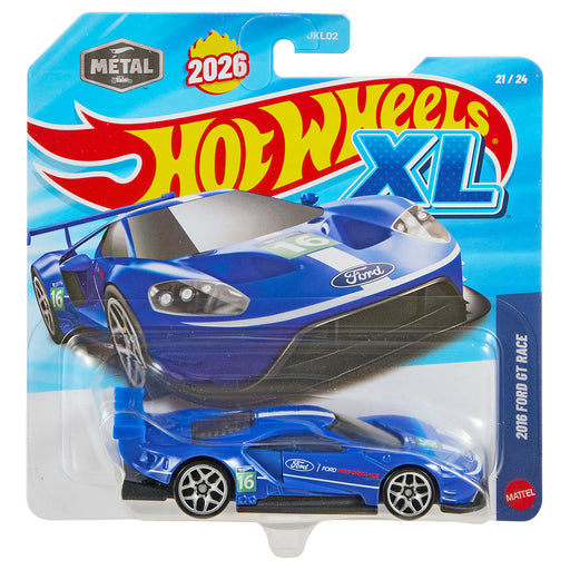 Hot Wheels XL 2016 Ford GT Race Die-Cast Car