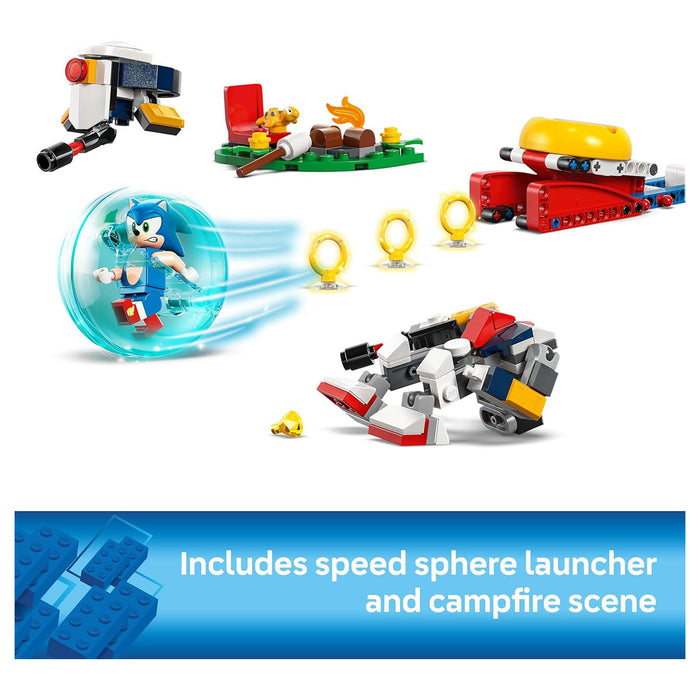 LEGO Sonic the Hedgehog Sonic's Campfire Clash Building Set
