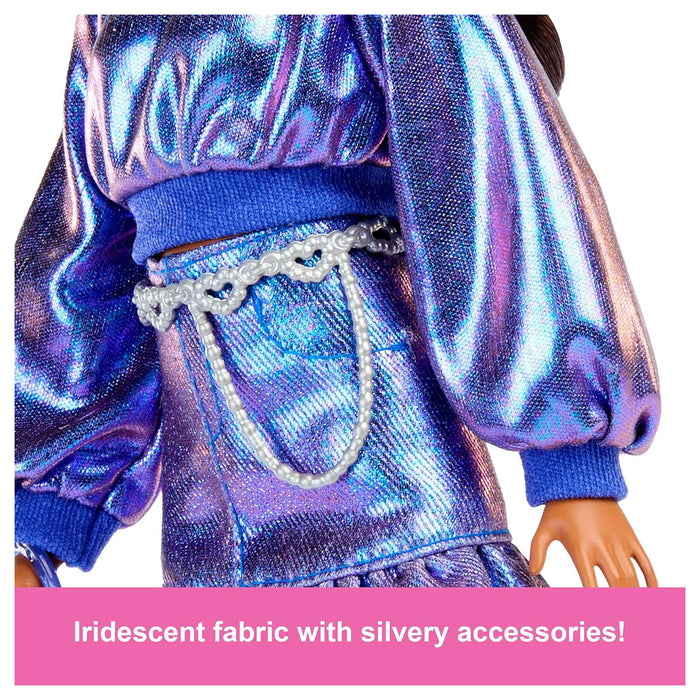 Barbie Deluxe Style #7 Metallic Blue Fashion Doll 