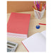 Silvine A4 10mm Squared Exercise Book 80 Pages Red