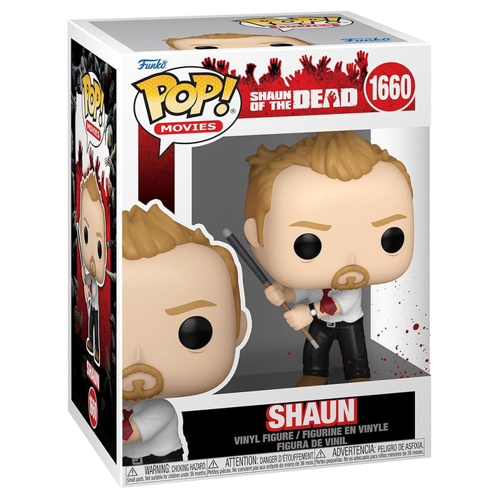 Funko Pop! Movies: Shaun of the Dead: Shaun with Chase Vinyl Figure #1660