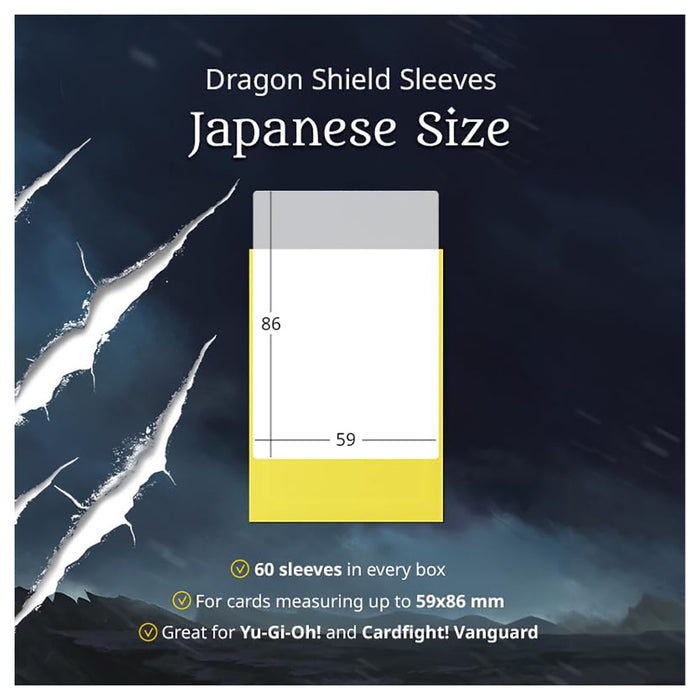 Dragon Shield Japanese Size Purple 60 Matte Sleeves