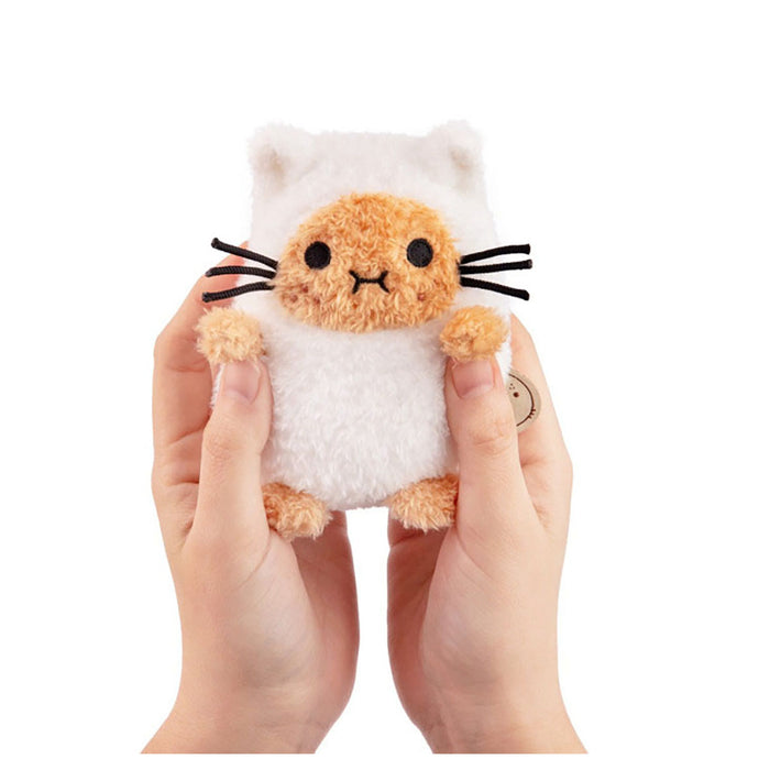 Noodoll White Kitty Ricespud Mini Sitting Plush