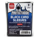 Black Trading Card Sleeves Protectodon (100 Pack)