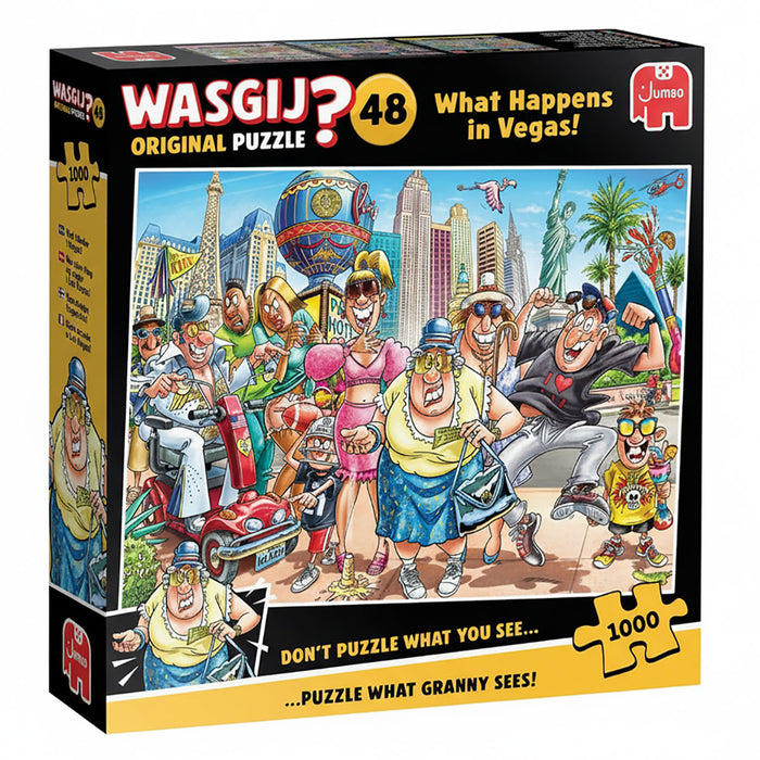 Wasgij Original 48 What Happens in Vegas! 1000 PIece Jigsaw Puzzle