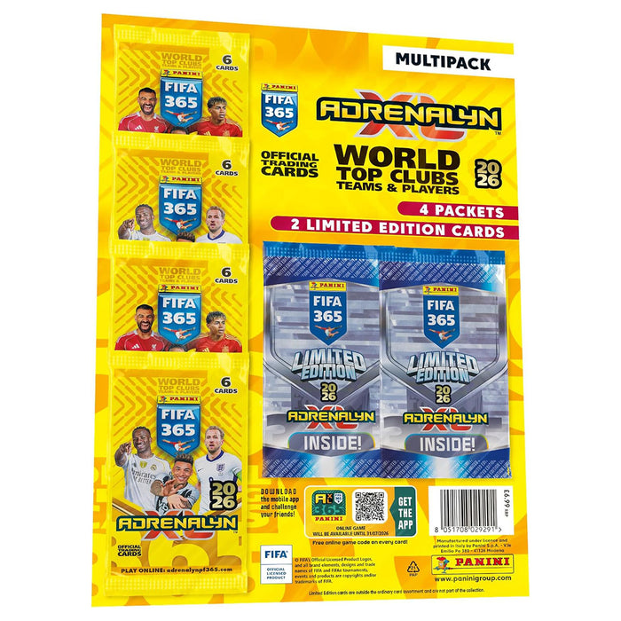 Panini FIFA 365 2025/26 Adrenalyn XL Trading Cards Multipack
