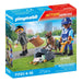 Playmobil Police Search with Dog Playset