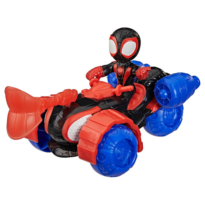 Marvel Spidey and his Amazing Friends Miles 'Spin' Morales Techno-Racer Vehicle 
