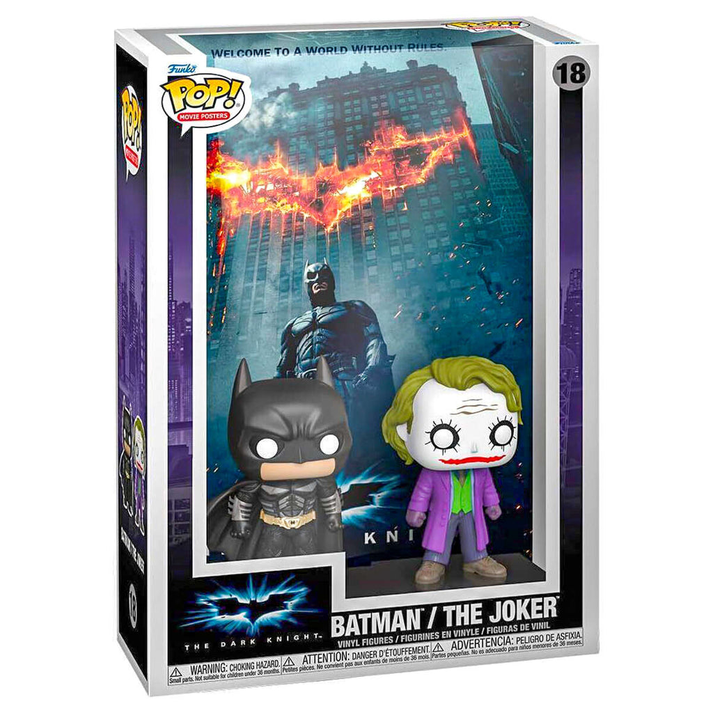 Funko POP! Heroes: DC Comics Batman: The Dark Knight Movie - The Joker #36 Vinyl Figure (Bundled with Pop Box Protector Case Funko POP! Heroes: DC Comics Batman: The Dark Knight Movie - The Joker #36 Vinyl Figure (Bundled with Pop Box Protector Case