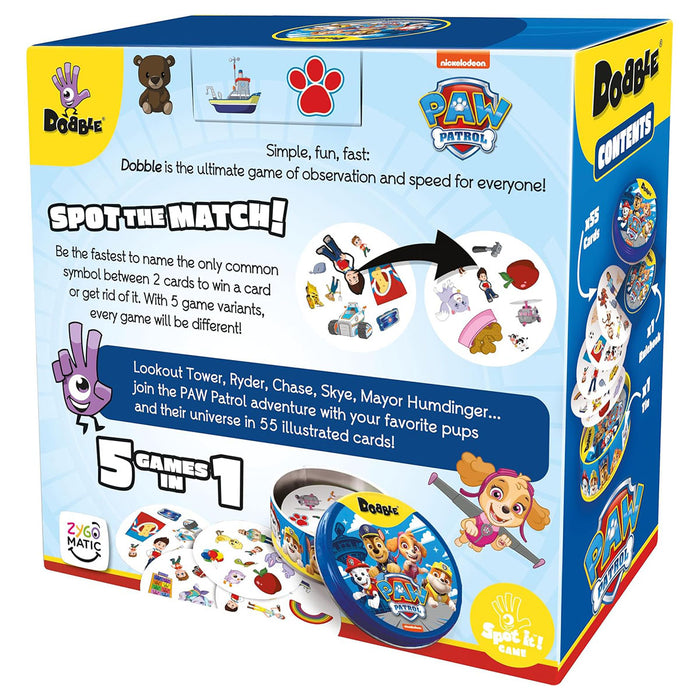 Dobble PAW Patrol Card Game