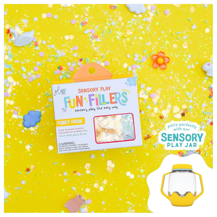 Glo Pals Sensory Play Fun Fillers Funky Farm Theme Set
