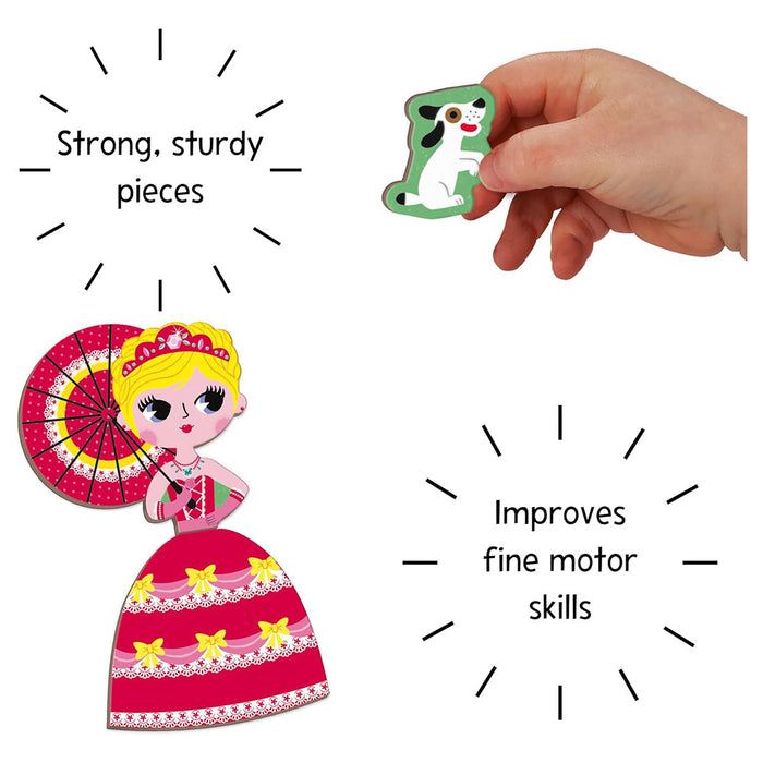 Janod Princesses Magneti'Book