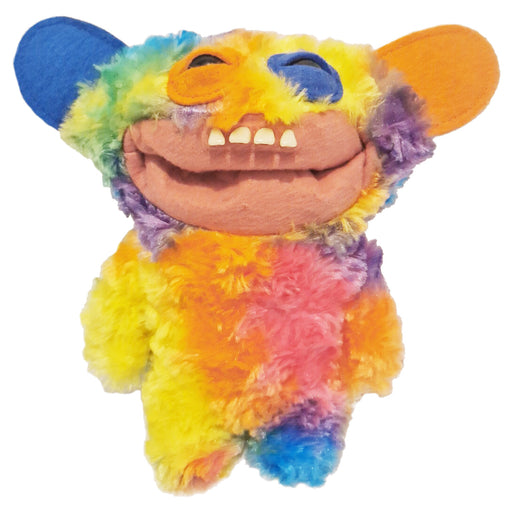Fuggler Funny Ugly Monster Rainbow Grin Grin Yellow 9" Plush