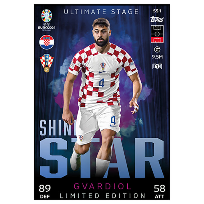 Joško Gvardiol Shining Star Match Attax Card