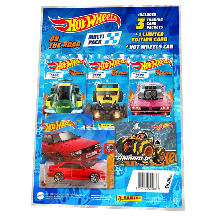 Panini Hot Wheels On The Road Trading Card Collection Multipack