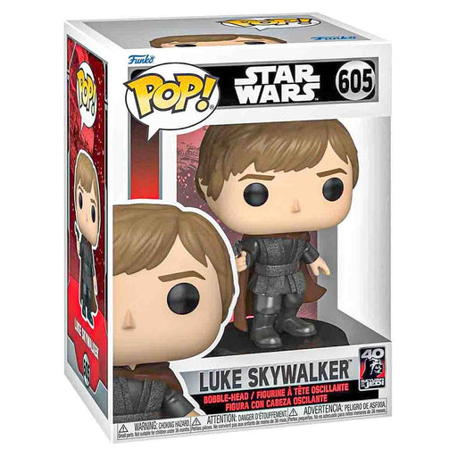 Funko Pop! Star Wars: Return of the Jedi 40th Anniversary: Luke Skywalker Bobble-Head Figure #605