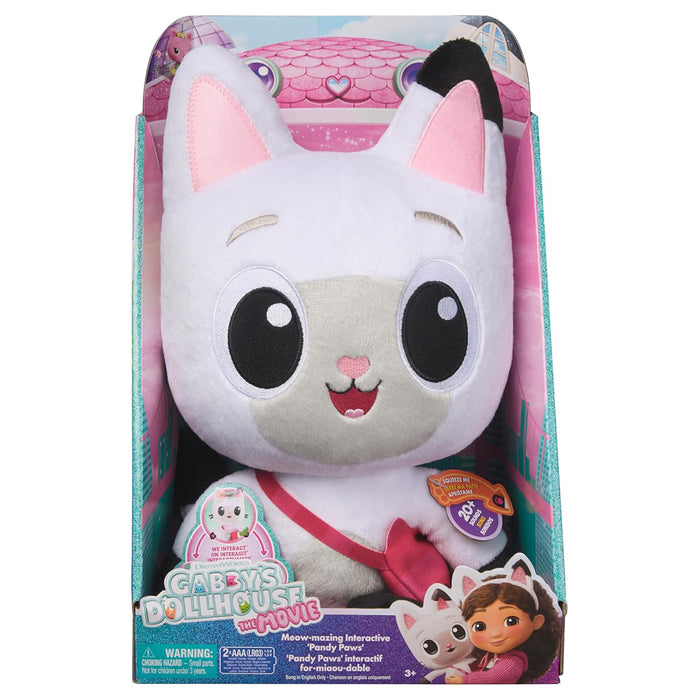 Gabby's Dollhouse: The Movie: Meow-mazing Interactive Pandy Paws 33cm Plush