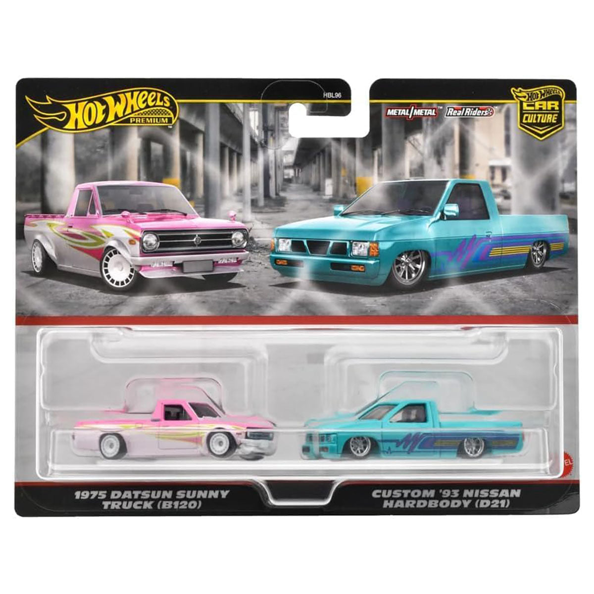 Hot Wheels Premium Car Culture: 1975 Datsun Sunny Truck (B120) and Cus ...