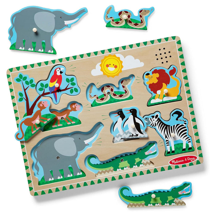 Melissa & Doug Zoo Animals Sound Puzzle