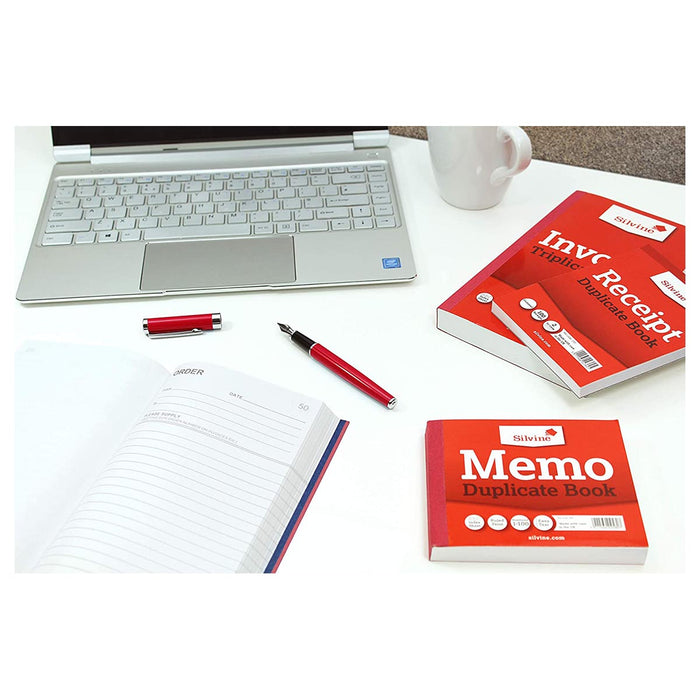 Silvine Cash Duplicate Book 8 x 5" (6 Pack)