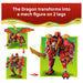 LEGO Ninjago: Dragons Rising: Wyldfyre's Transforming Dragon Mech Building Set