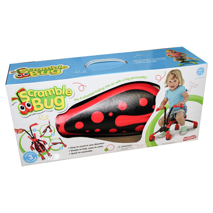 Scramblebug Beetle Red and Black Ride On