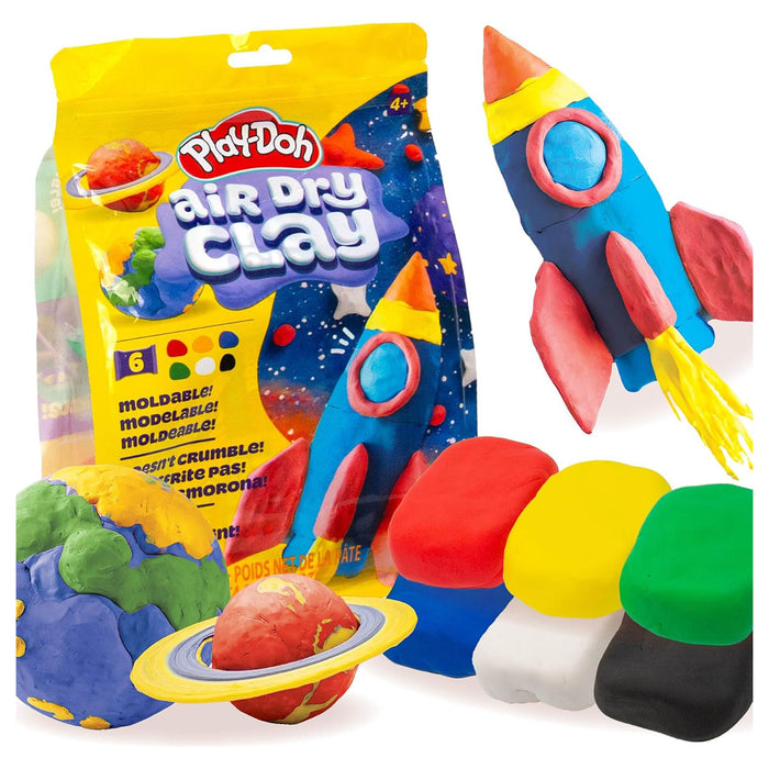 Play-Doh Air Dry Clay Assorted Colours 340g
