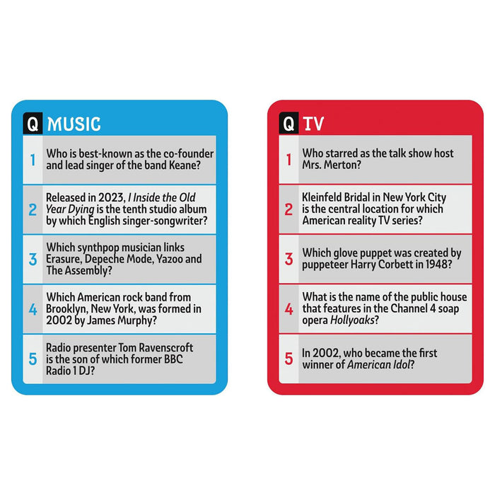 Pub Quiz: The Star Edition Card Game