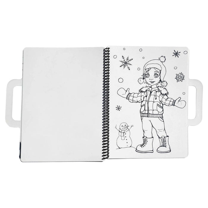Funny Mat How is the Weather Today? Washable Colouring Book
