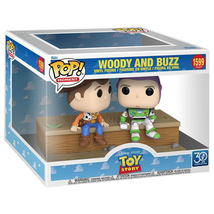 Funko Pop! Moment: Disney Pixar Toy Story 30 Years: Woody and Buzz Vinyl Figure #1599