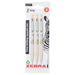 Zebra Pen Z-GRIP Smooth Glam Black Ink Ballpoint Pens 3pk
