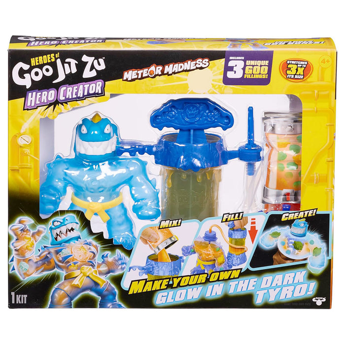 Heroes of Goo Jit Zu Meteor Madness Hero Creator Tyro Stretch Figure