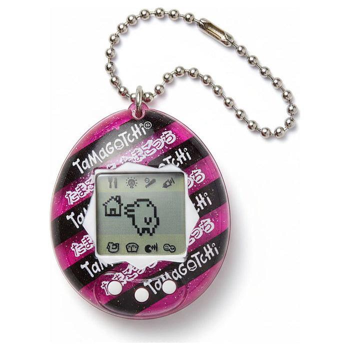 Tamagotchi Gen 1 Purple and Black Stripes Virtual Reality Pet
