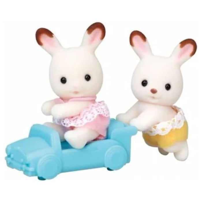 Sylvanian Families Chocolate Rabbit Twins Set