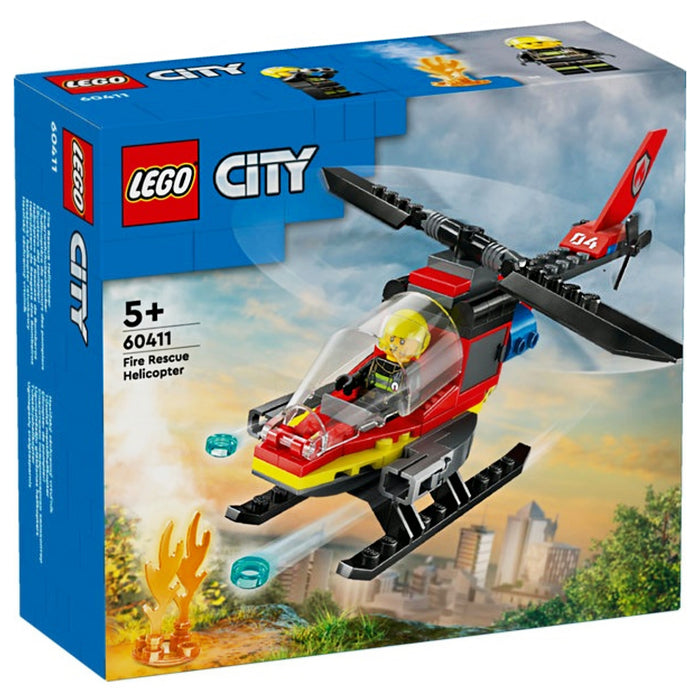 LEGO City Fire Rescue Helicopter Building Set