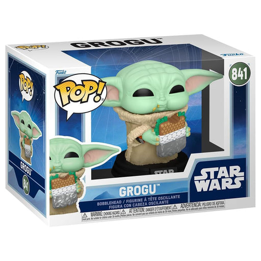 Funko Pop! Star Wars: The Mandalorian and Grogu: Grogu with Sandwich Bobblehead Figure #841