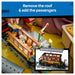 LEG) City Vintage Steam Train Building Set