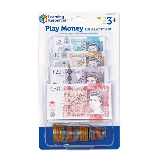 Learning Resources Play Money UK Assortment Pack