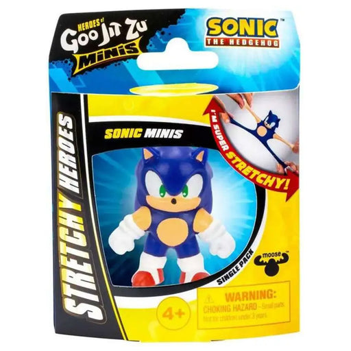 Heroes of Goo Jit Zu Minis Sonic the Hedgehog 2.5" Stretch Figure