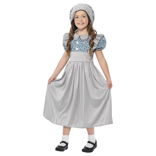 Victorian School Girl Costume Small (4-6 Years)