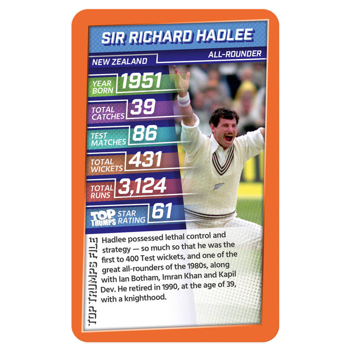 Legends Of Cricket Top Trumps Card Game