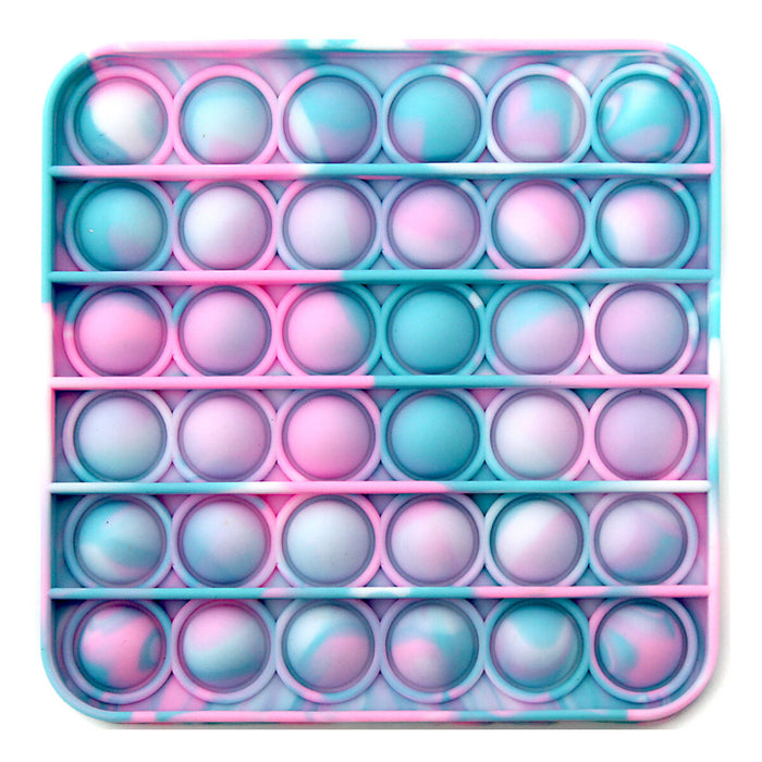 Poppits Pink Tie Dye Square Fidget Toy