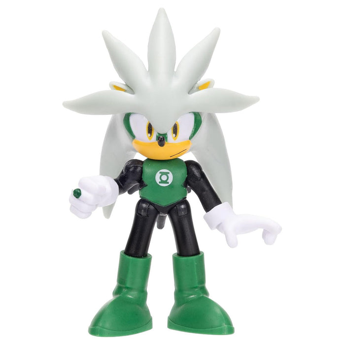 Dc x Sonic the Hedgehog Silver Green Lantern 2.5" Figure 