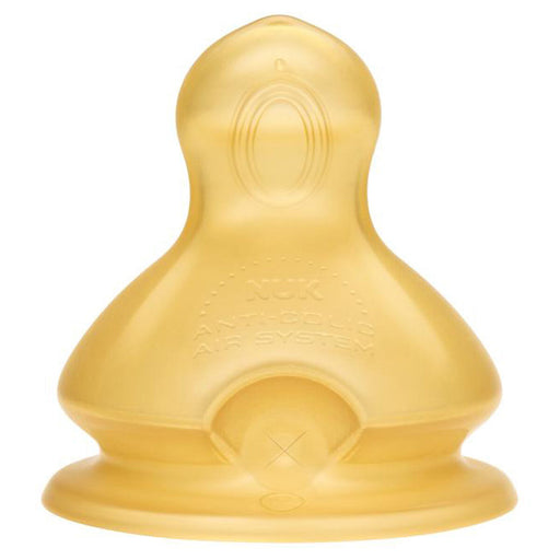 NUK First Choice Latex Teat Size 2 Large Hole (Pack of 2)