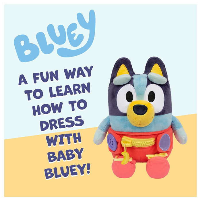Bluey Dress & Play Baby Bluey 10" Plush