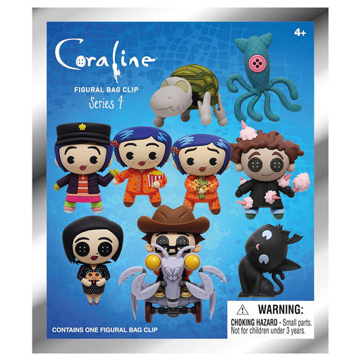 Coraline Series 4 Figural Bag Clip (styles vary)