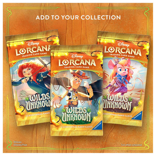 Disney Lorcana Trading Card Game Wilds Unknown Booster Box (24 Pack)