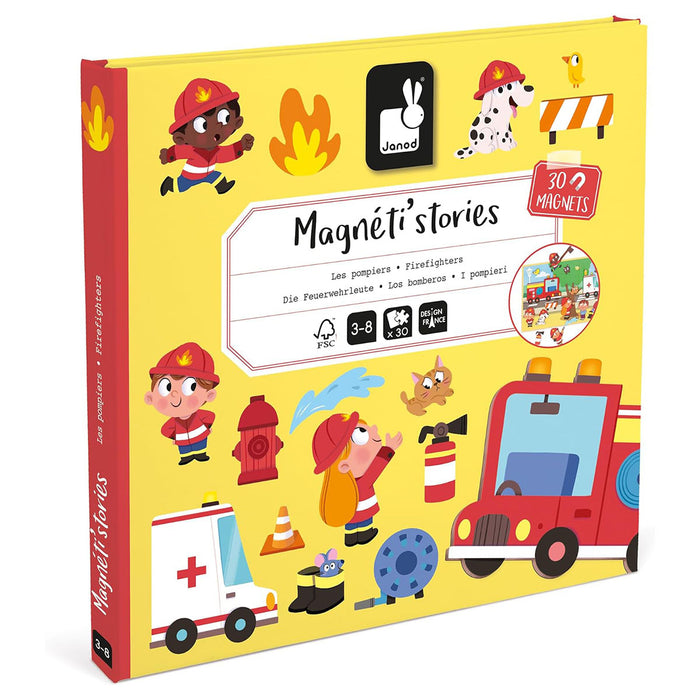 Janod Magneti'Stories Firefighters Set