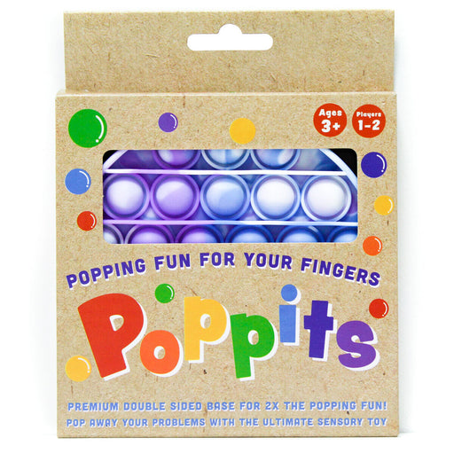 Poppits Purple Tie Dye Circle Fidget Toy